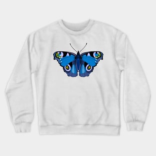 PEACOCK BUTTERFLY Crewneck Sweatshirt